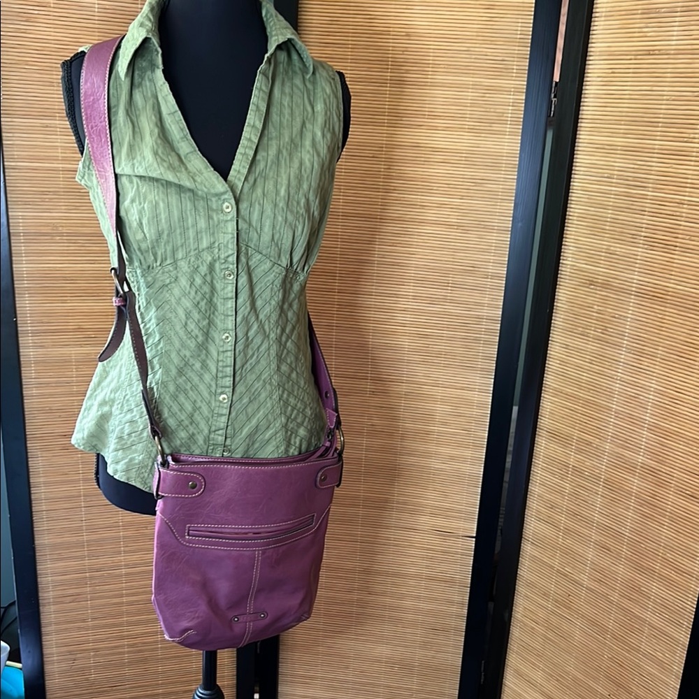 Axcess Plum Crossbody Bag